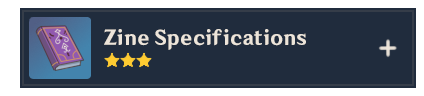 Zine Specs Zine Specs