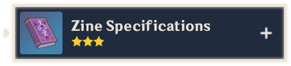 Zine Specs Zine Specs
